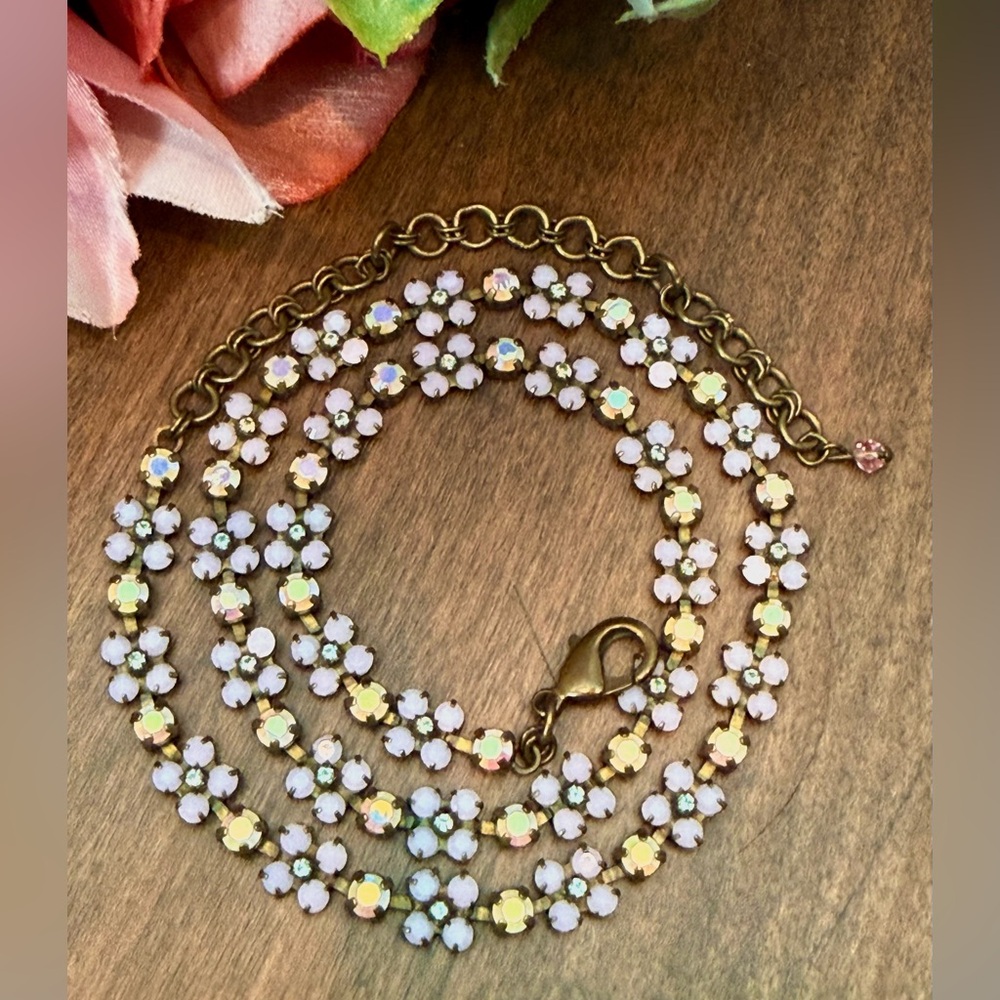Lovely Pink Sorrelli Vintage Handcrafted Necklace - Picture 14 of 17